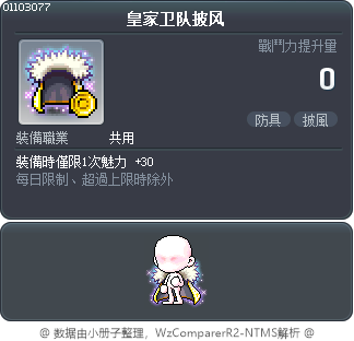 皇家卫队披风 Tooltip
