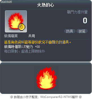 火热的心 Tooltip