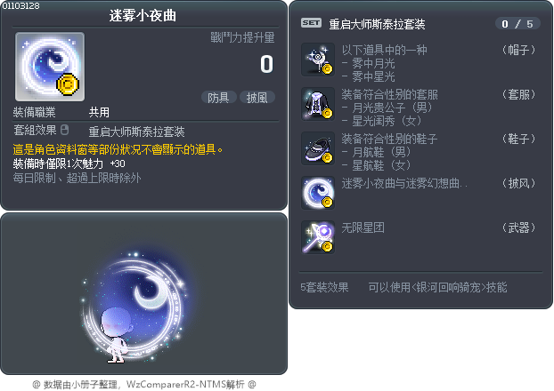 迷雾小夜曲 Tooltip