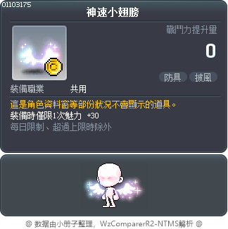 神速小翅膀 Tooltip
