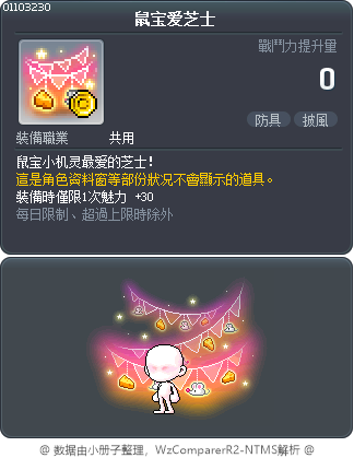 鼠宝爱芝士 Tooltip