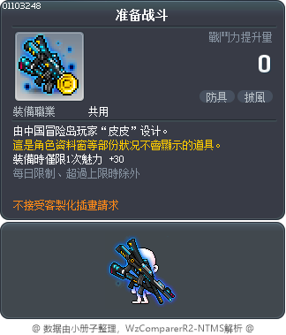 准备战斗 Tooltip