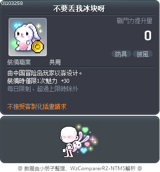 不要丢我冰块呀 Tooltip