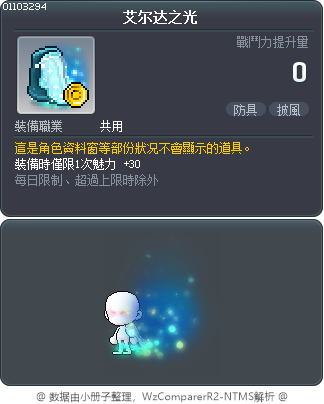 艾尔达之光 Tooltip