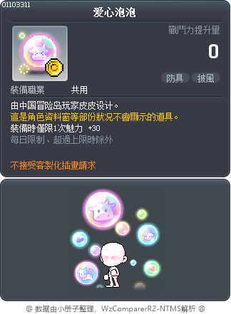 爱心泡泡 Tooltip