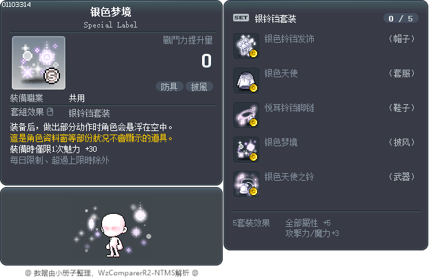 银色梦境 Tooltip