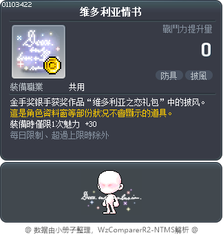 维多利亚情书 Tooltip