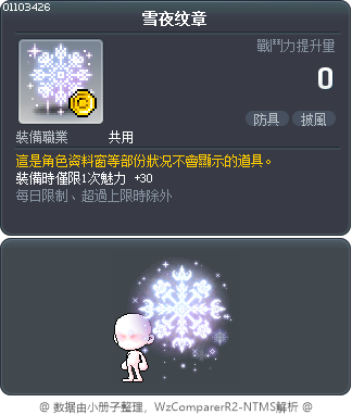 雪夜纹章 Tooltip