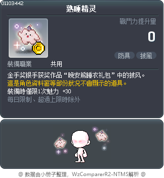 熟睡精灵 Tooltip