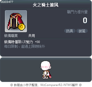 火之骑士披风 Tooltip
