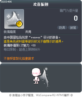 欢喜振翅 Tooltip