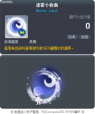 迷雾小夜曲 Tooltip