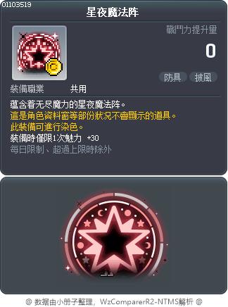 星夜魔法阵 Tooltip