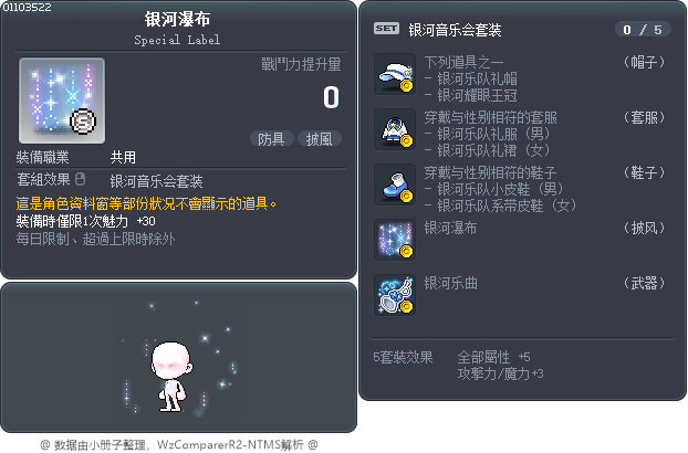 银河瀑布 Tooltip