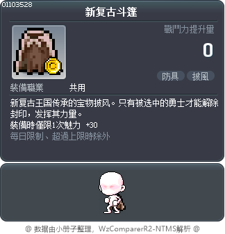 新复古斗篷 Tooltip
