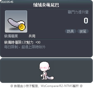 绒绒卖萌尾巴 Tooltip