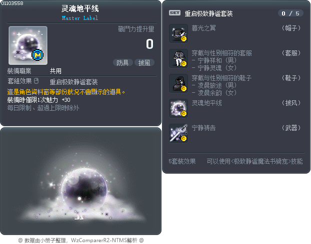 灵魂地平线 Tooltip