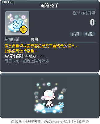 泡泡兔子 Tooltip