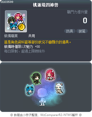 桃源境四神兽 Tooltip