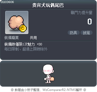贵宾犬玩偶尾巴 Tooltip