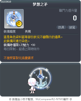 梦想之矛 Tooltip