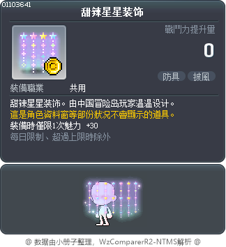 甜辣星星装饰 Tooltip