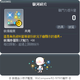 银河碎片 Tooltip