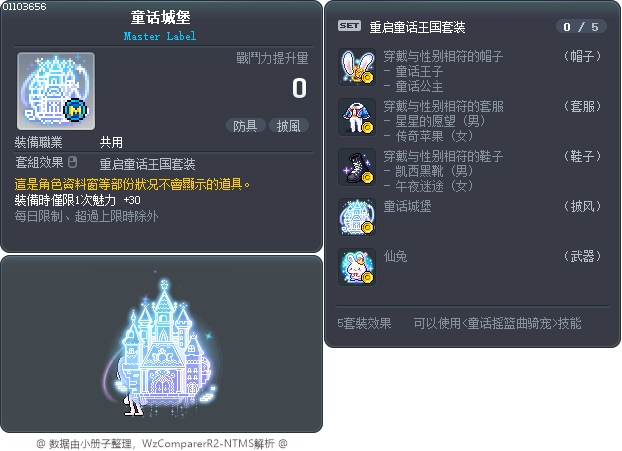 童话城堡 Tooltip