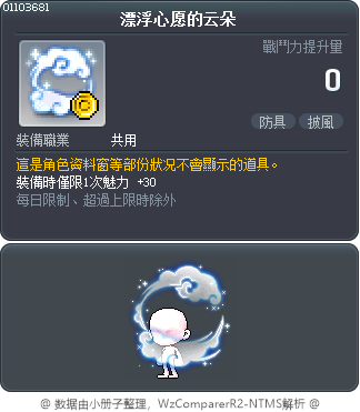漂浮心愿的云朵 Tooltip