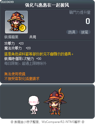 强化与惠惠在一起披风 Tooltip