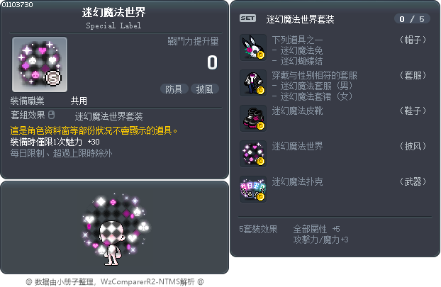 迷幻魔法世界 Tooltip