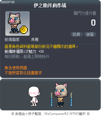 伊之助并肩作战 Tooltip