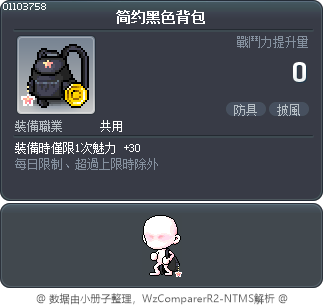 简约黑色背包 Tooltip