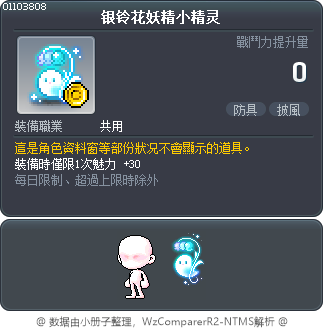 银铃花妖精小精灵 Tooltip