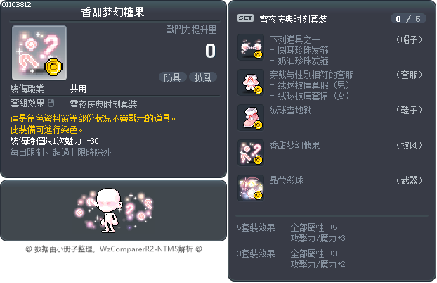 香甜梦幻糖果 Tooltip