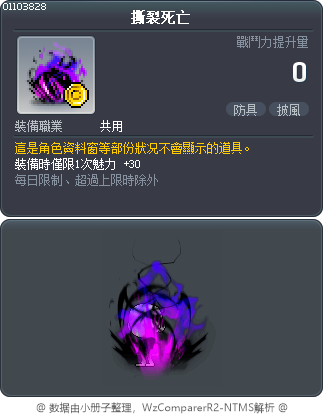 撕裂死亡 Tooltip