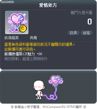爱情处方 Tooltip