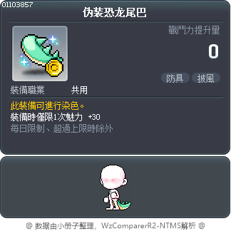 伪装恐龙尾巴 Tooltip