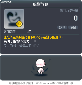 暗影气息 Tooltip