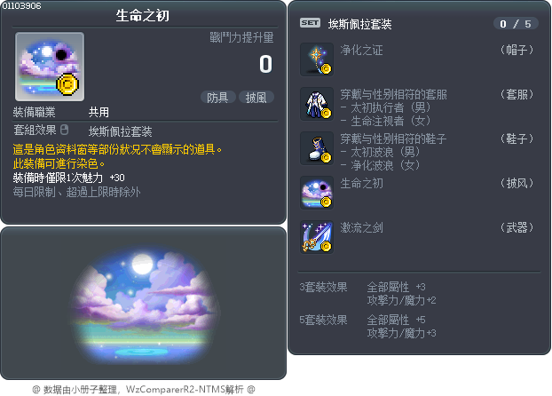 生命之初 Tooltip