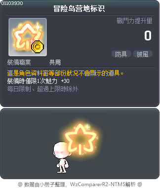 冒险岛营地标识 Tooltip