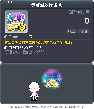 竞赛游戏厅披风 Tooltip