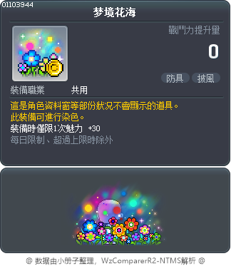 梦境花海 Tooltip