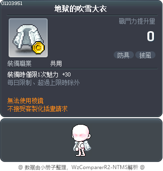 地狱的吹雪大衣 Tooltip