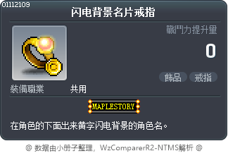 闪电背景名片戒指 Tooltip