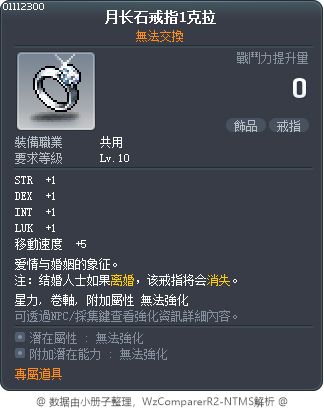 月长石戒指1克拉 Tooltip