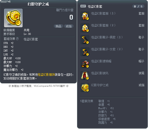 幻影守护之戒 Tooltip