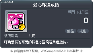 爱心环绕戒指 Tooltip