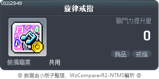 旋律戒指 Tooltip