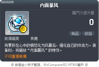 内面暴风 Tooltip